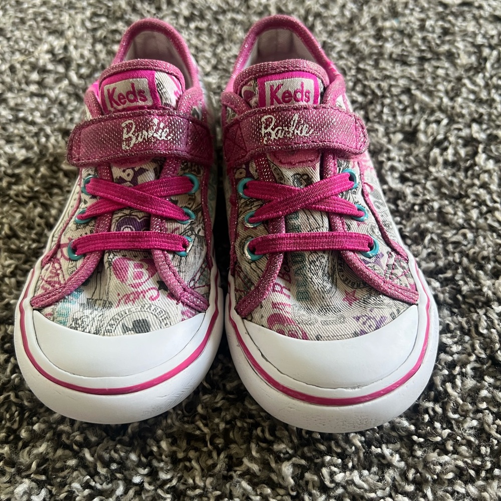 Keds Kids' Pink Barbie Sneakers sz 9.5